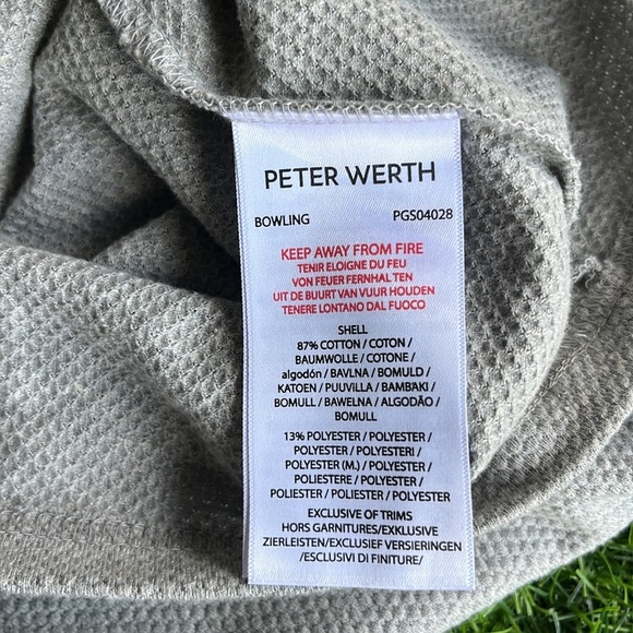 PETER WERTH LONDON Gray Men’s Tee size large - Picture 6 of 7